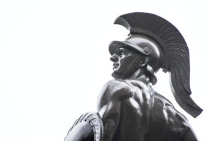Statue of Tomm Trojan